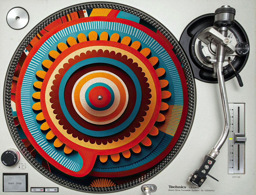 Ethnic Heritage - slipmat tappetino DJ 33 giri