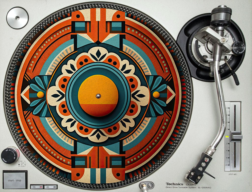 Ethnic Heritage - slipmat tappetino DJ 33 giri