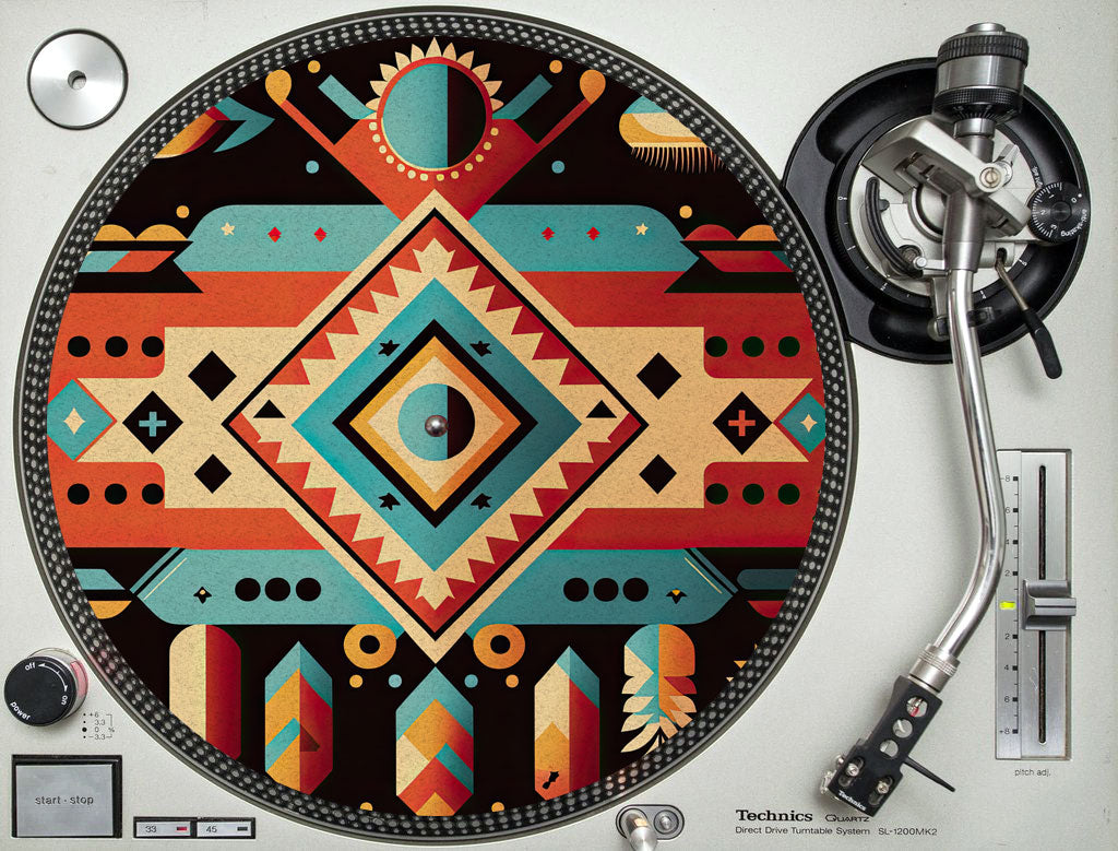 Ethnic Heritage - slipmat tappetino DJ 33 giri