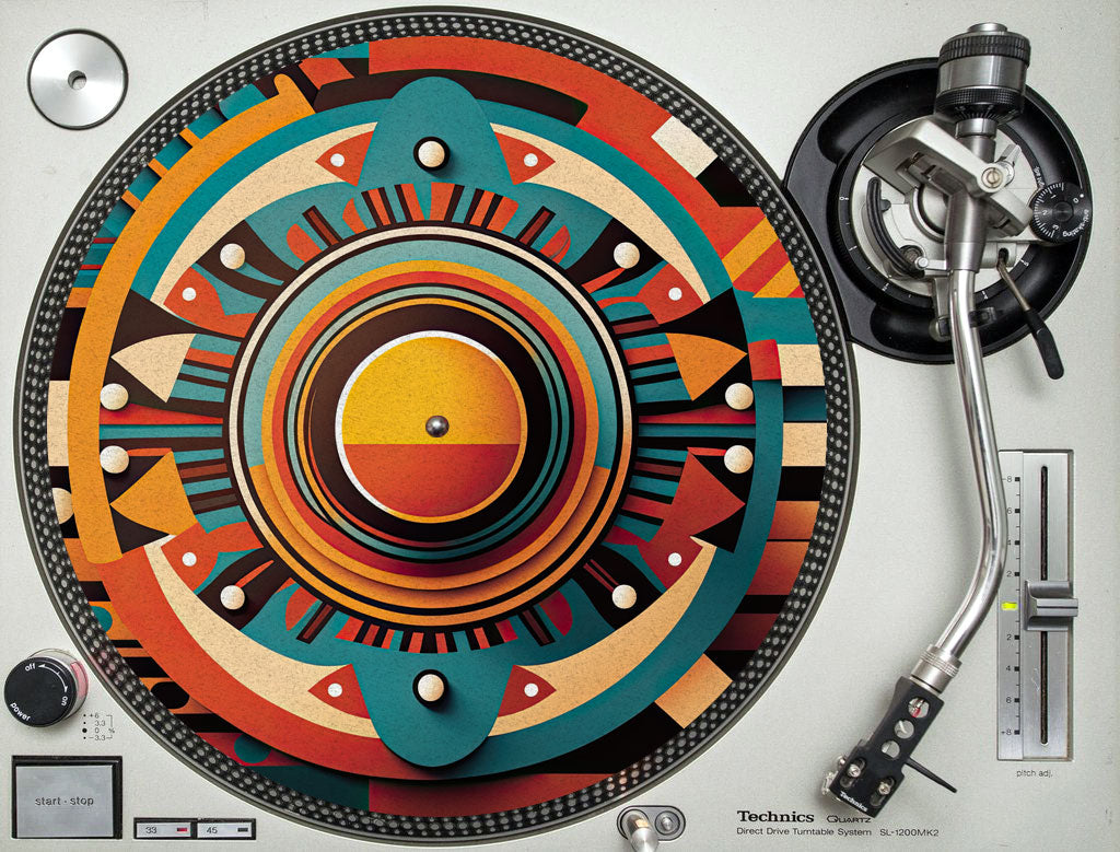 Ethnic Heritage - slipmat tappetino DJ 33 giri