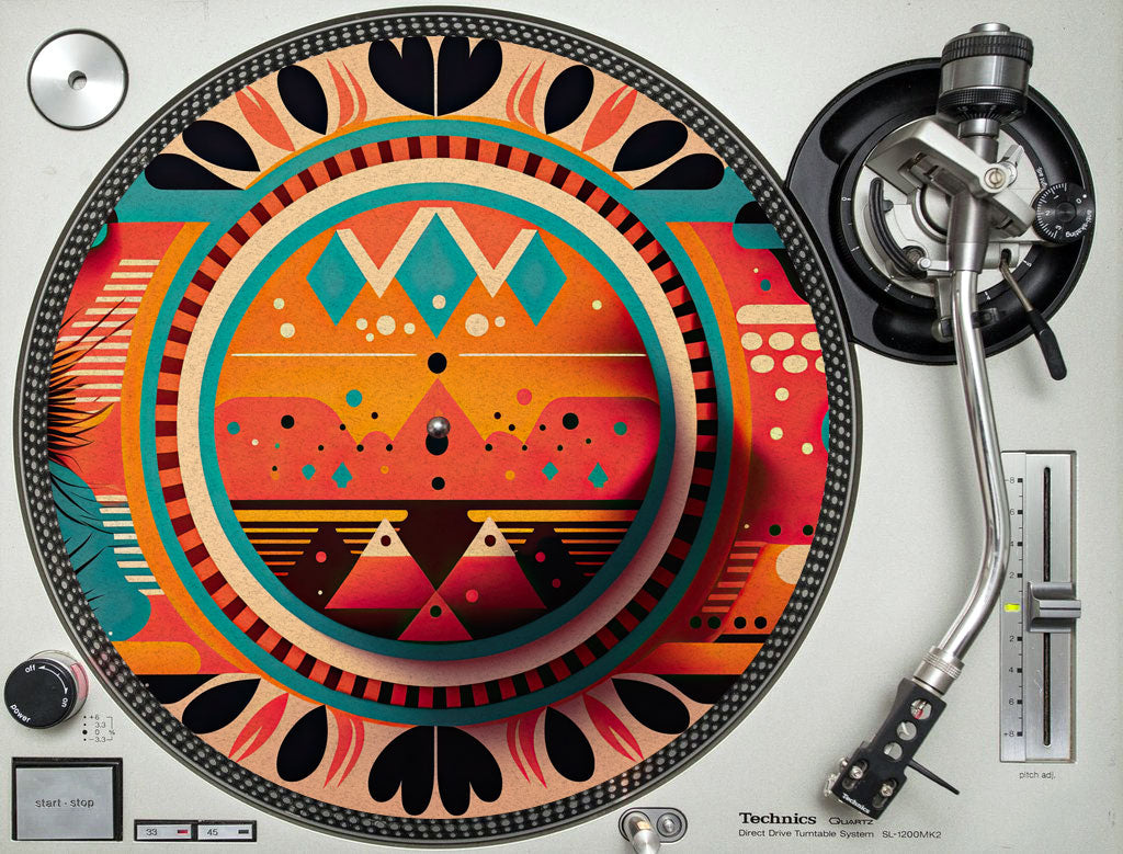 Ethnic Heritage - slipmat tappetino DJ 33 giri