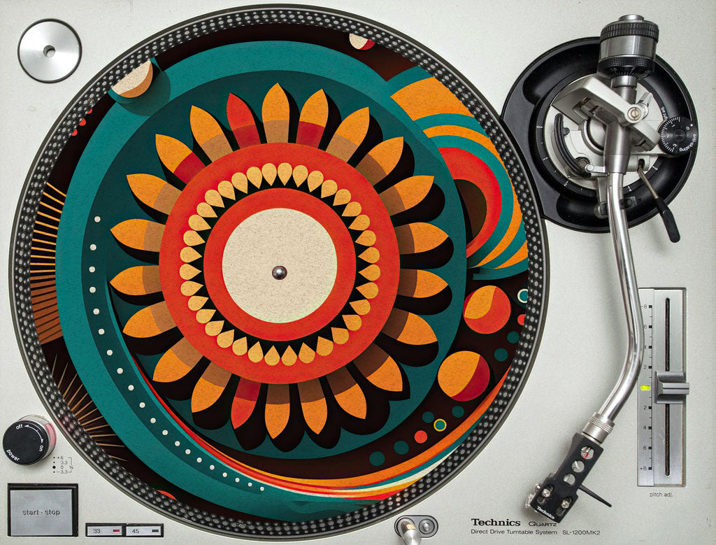 Ethnic Heritage - slipmat tappetino DJ 33 giri