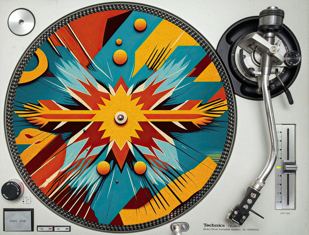 Ethnic Heritage - slipmat tappetino DJ 33 giri