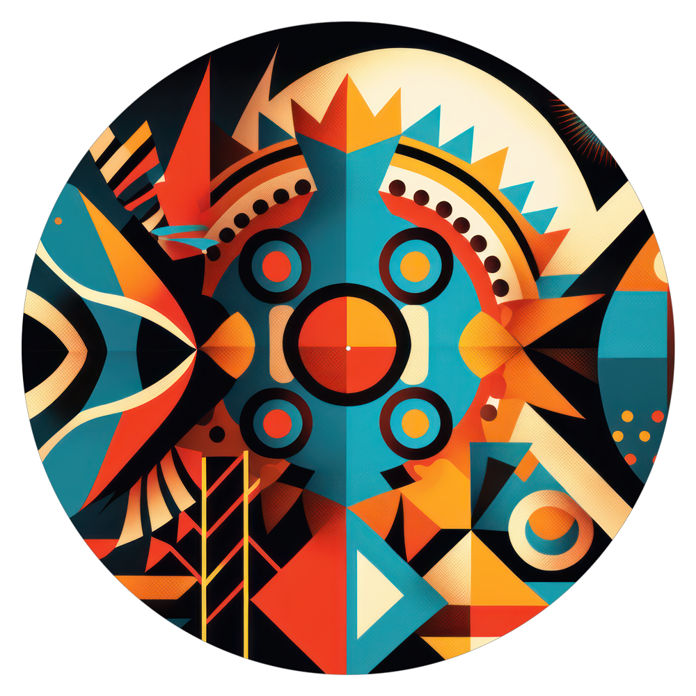 Ethnic Heritage - slipmat tappetino DJ 33 giri