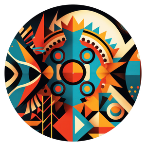 Ethnic Heritage - slipmat tappetino DJ 33 giri