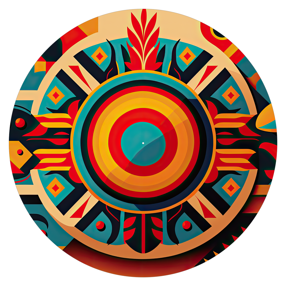 Ethnic Heritage - slipmat tappetino DJ 33 giri