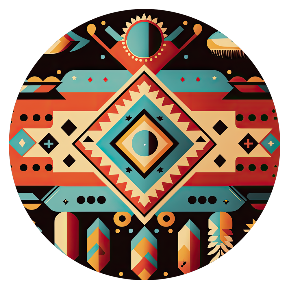 Ethnic Heritage - slipmat tappetino DJ 33 giri