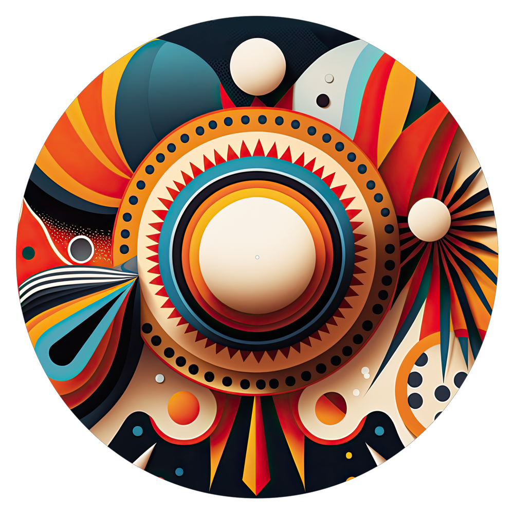 Ethnic Heritage - slipmat tappetino DJ 33 giri