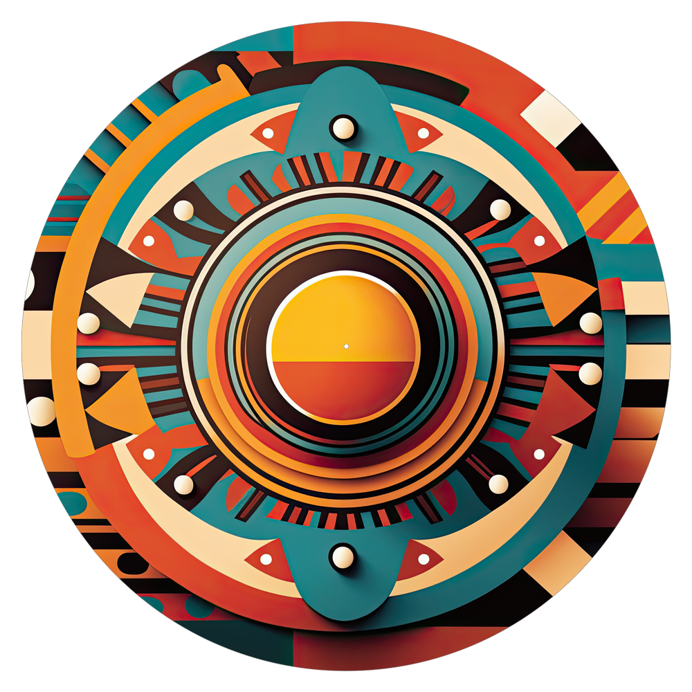 Ethnic Heritage - slipmat tappetino DJ 33 giri