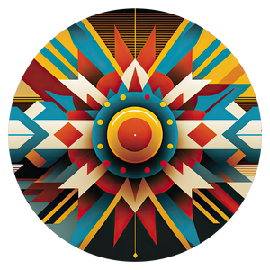 Ethnic Heritage - slipmat tappetino DJ 33 giri