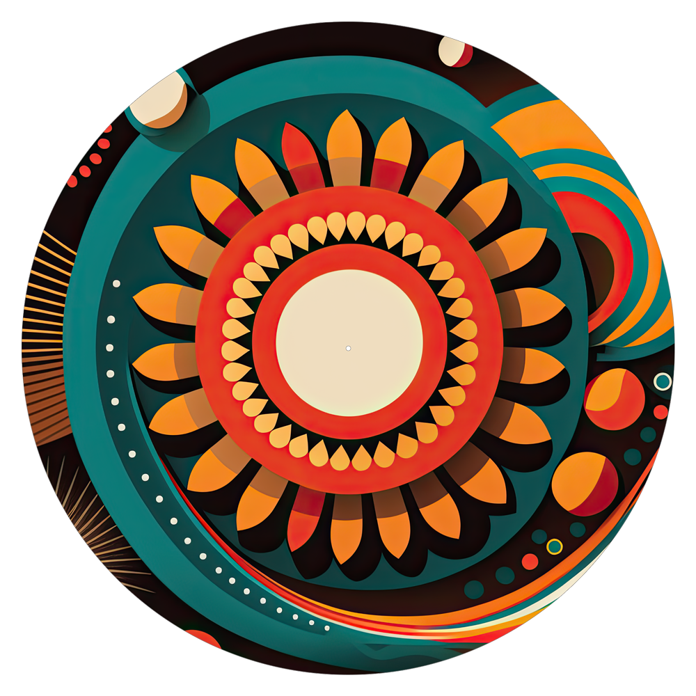 Ethnic Heritage - slipmat tappetino DJ 33 giri