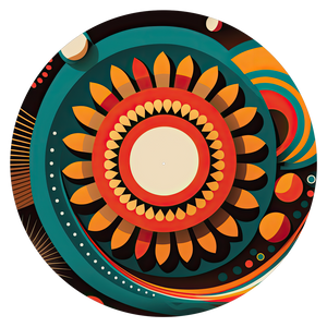 Ethnic Heritage - slipmat tappetino DJ 33 giri