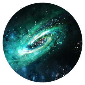 Galaxy - slipmat tappetino DJ 33 giri