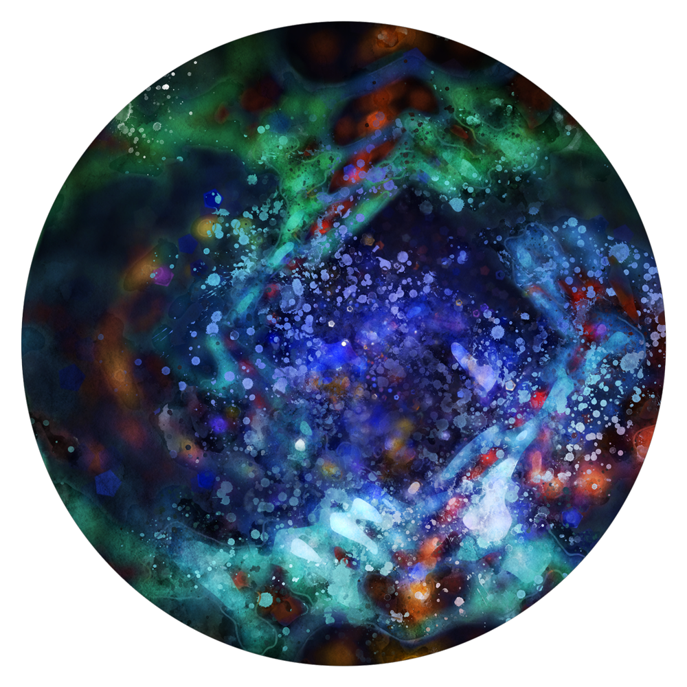 Galaxy - slipmat tappetino DJ 33 giri