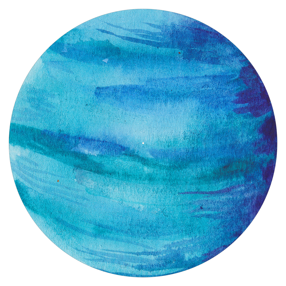 Planets - Neptune slipmat tappetino DJ 33 giri