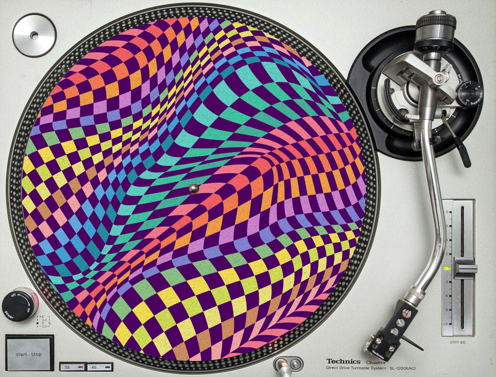 Psychedelic - slipmat tappetino DJ 33 giri