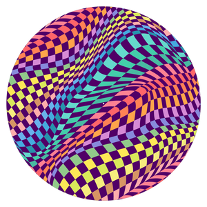 Psychedelic - slipmat tappetino DJ 33 giri