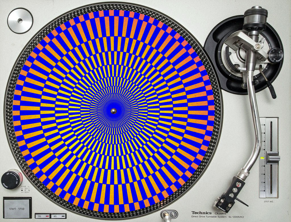 Psychedelic - slipmat tappetino DJ 33 giri