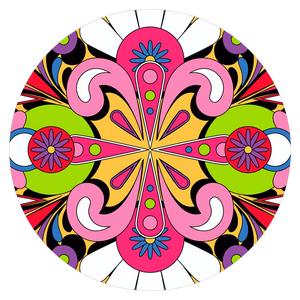 Psychedelic - slipmat tappetino DJ 33 giri