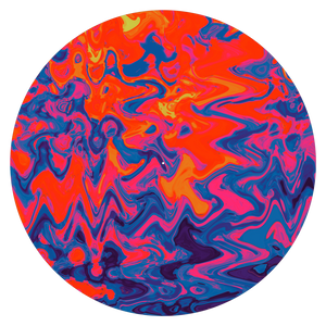 Psychedelic - slipmat tappetino DJ 33 giri