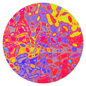 Psychedelic - slipmat tappetino DJ 33 giri