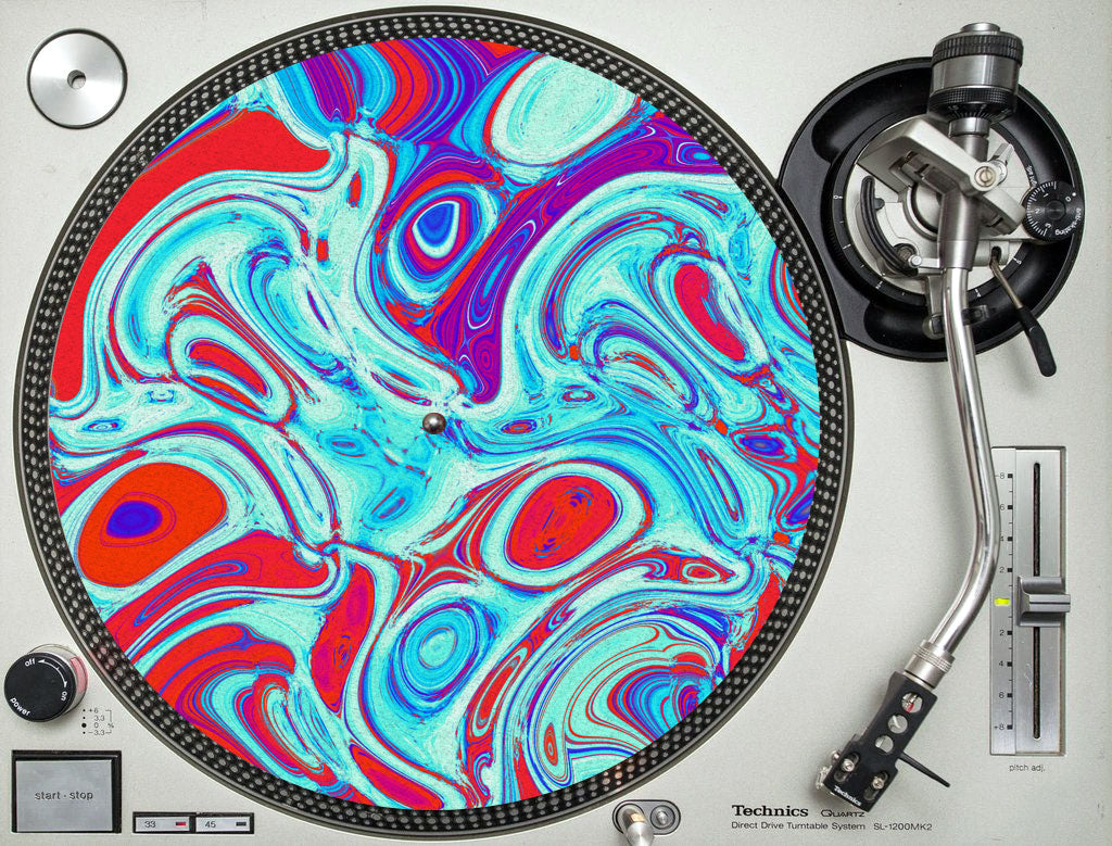 Psychedelic - slipmat tappetino DJ 33 giri