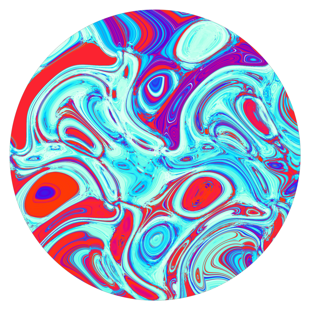 Psychedelic - slipmat tappetino DJ 33 giri