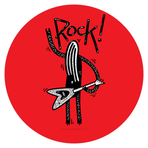 Rock! - slipmat tappetino DJ 33 giri
