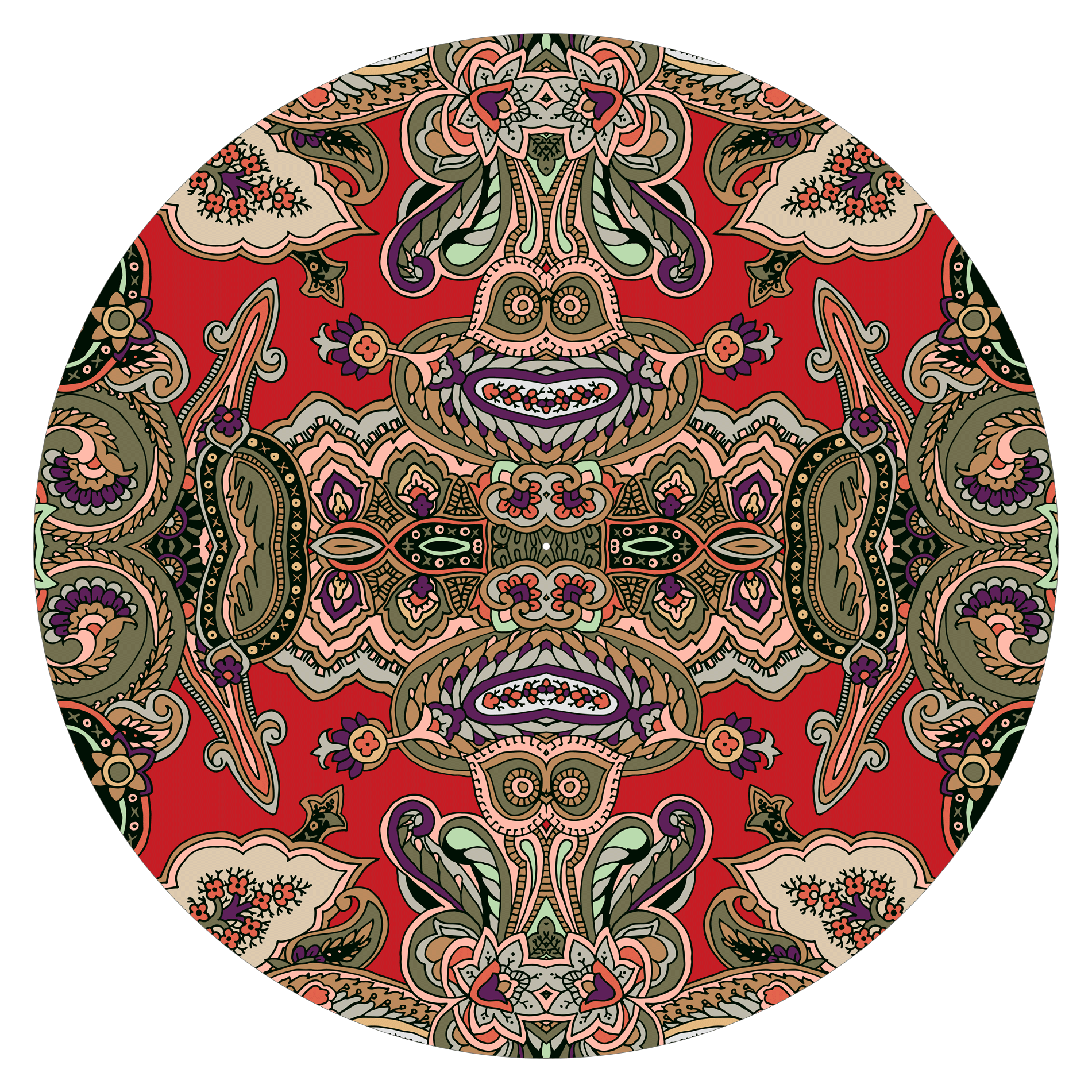 Kaleidoscope - slipmat tappetino DJ 33 giri