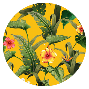 Tropical Flower - slipmat tappetino DJ 33 giri