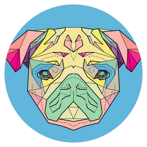 Polygons Dog - slipmat tappetino DJ 33 giri