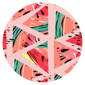 Pink Watermelons - slipmat tappetino DJ 33 giri