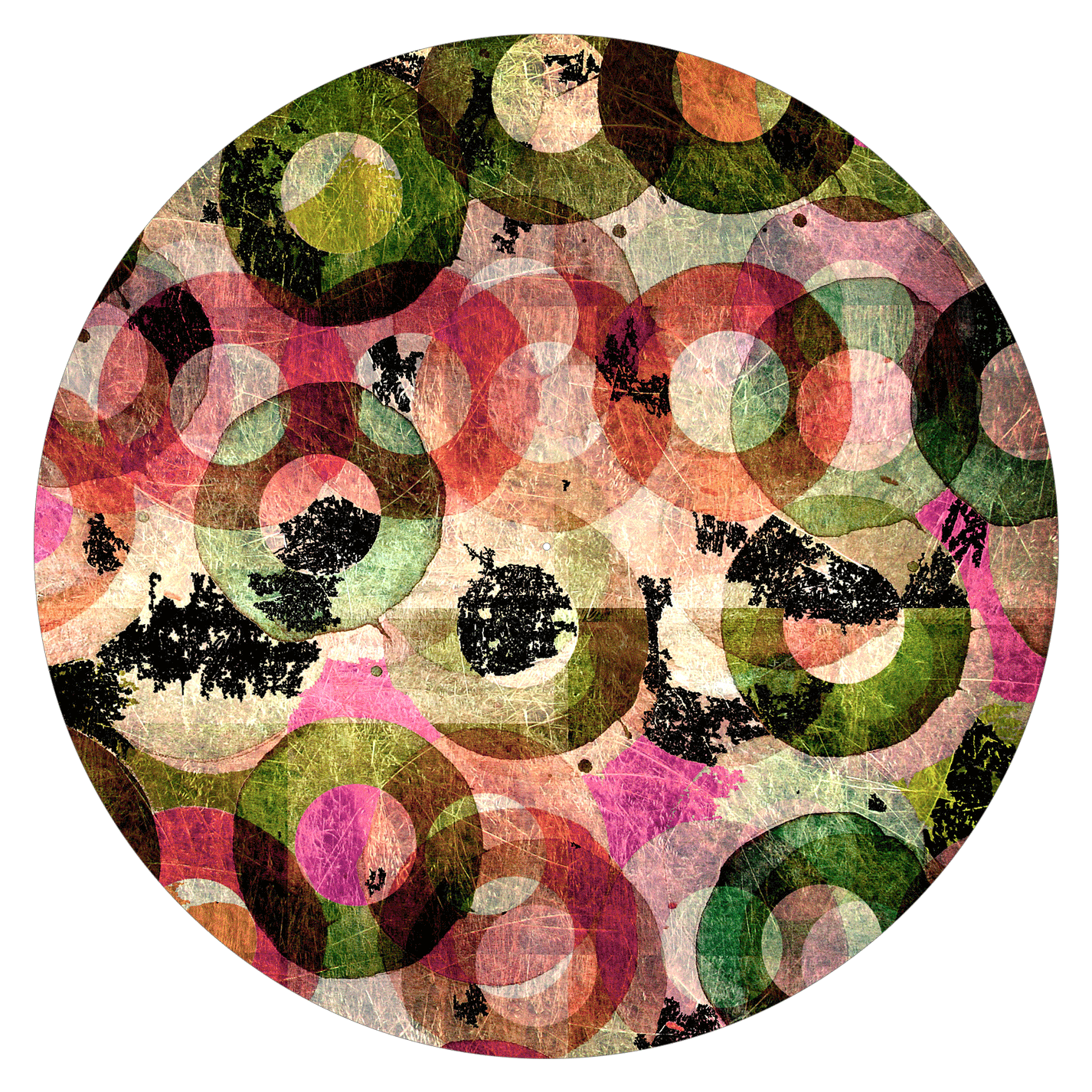 Circles - slipmat tappetino DJ 33 giri