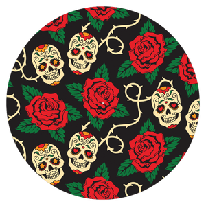 Skulls'n'Roses - slipmat tappetino DJ 33 giri