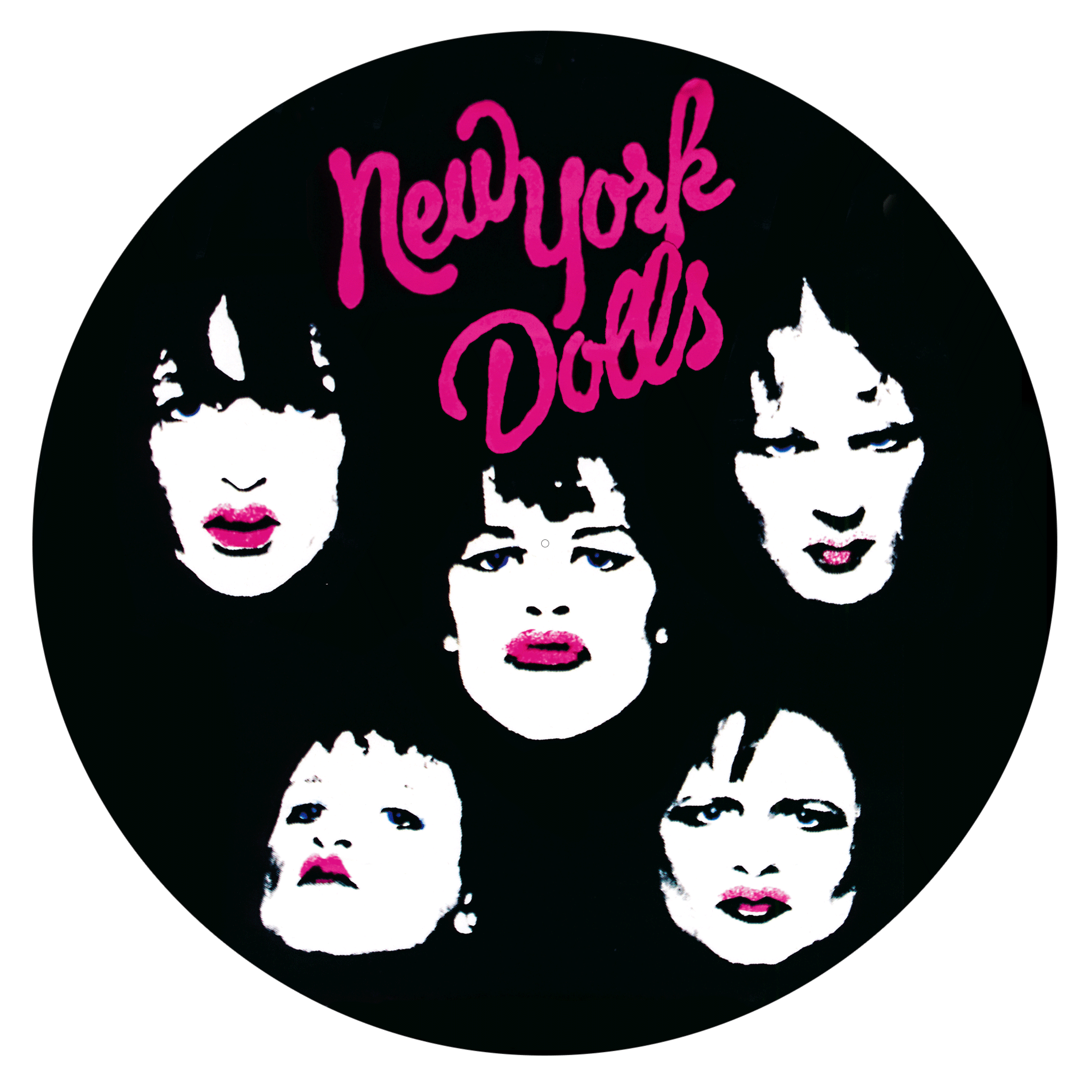 New York Dolls - slipmat tappetino DJ 33 giri