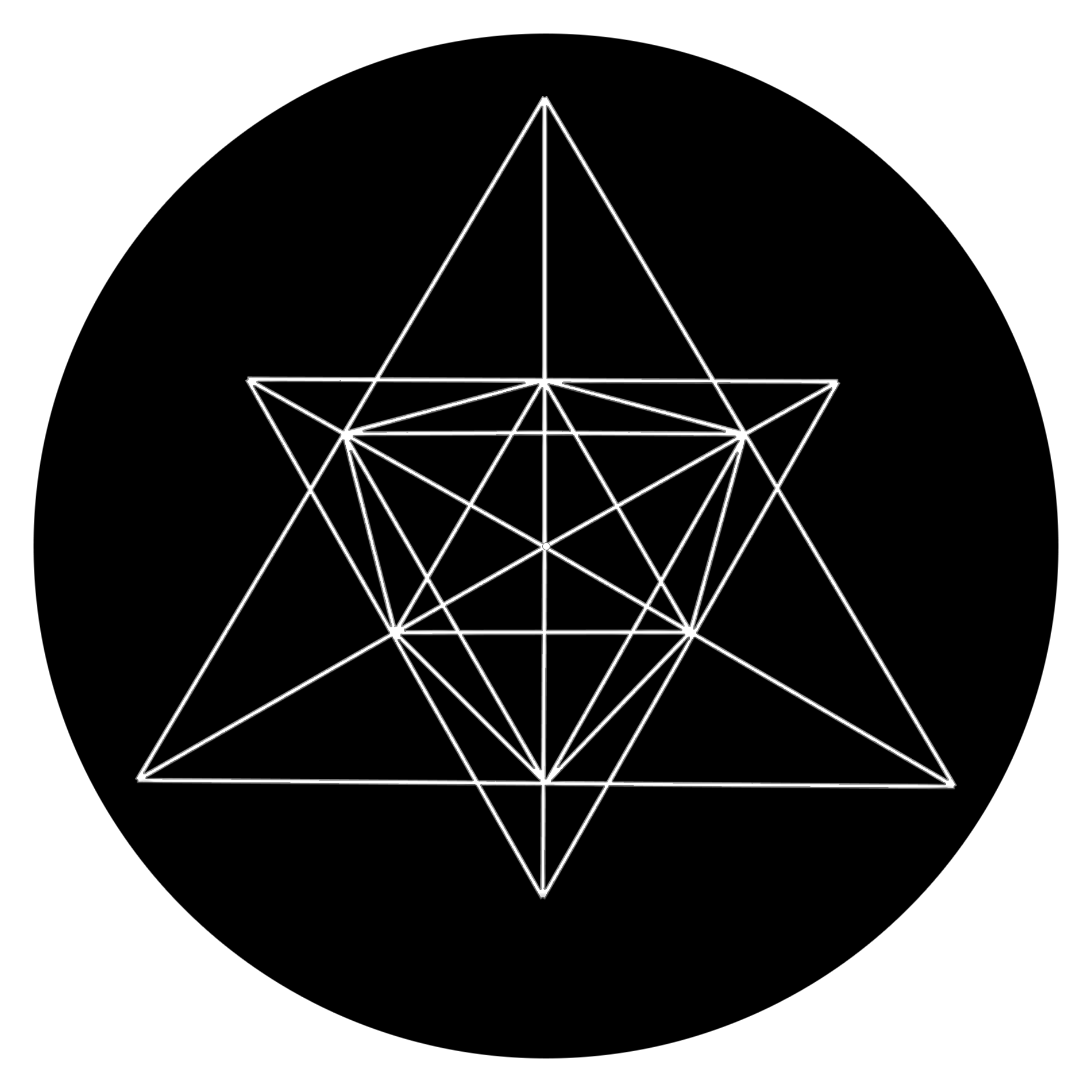 Polygons - black slipmat tappetino DJ 33 giri
