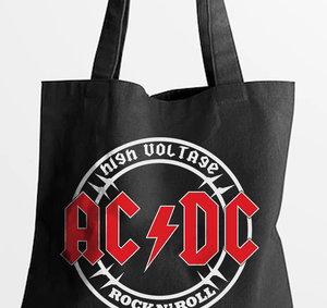 Tote Bag AC DC - borsa in tessuto