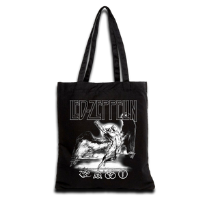 Tote Bag Led Zeppelin black&white - borsa in tessuto