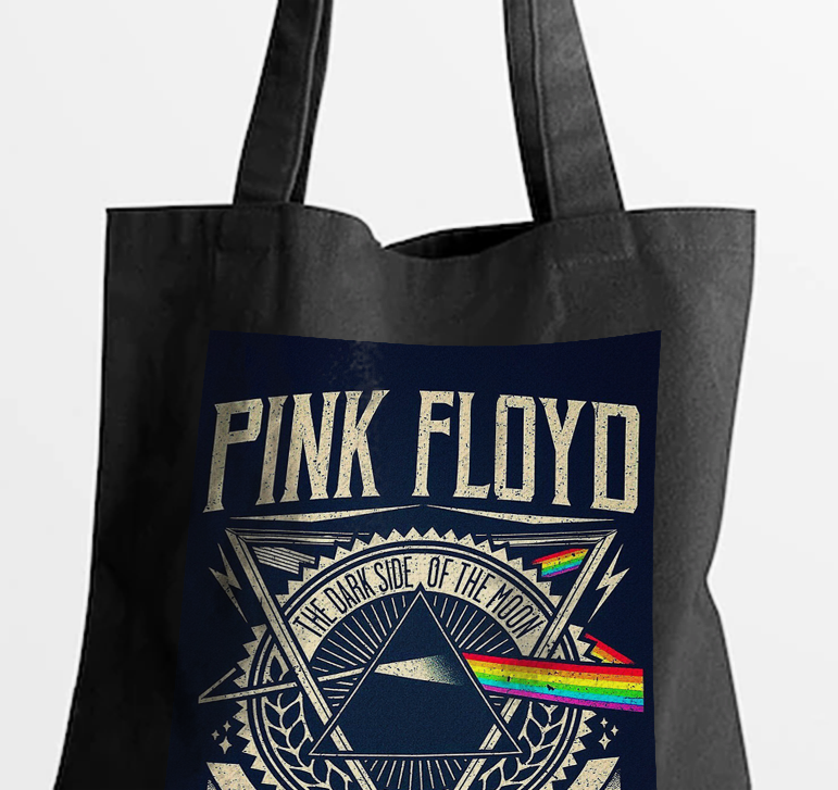 Tote Bag Pink Floyd Dark Side of the Moon - borsa in tessuto