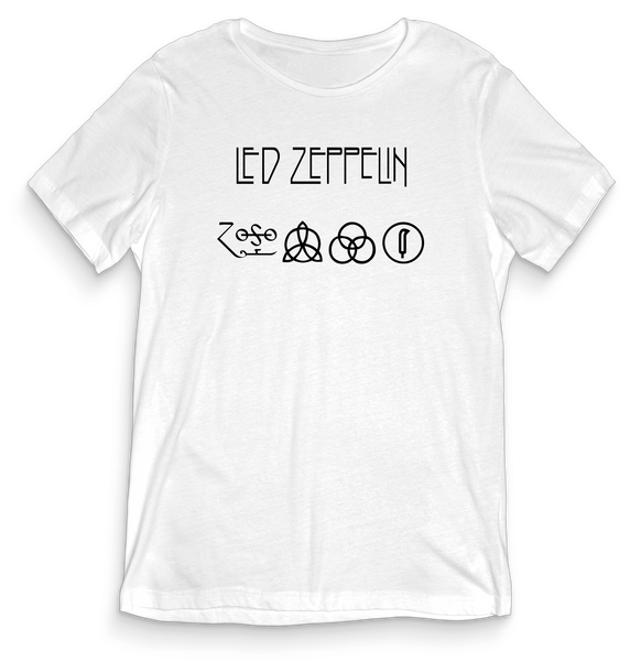 T shirt Rock Led Zeppelin Logo
